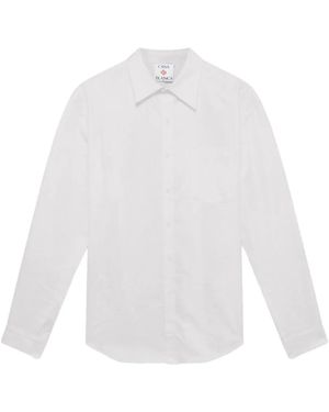 CASABLANCA Long-Sleeve Pocket Shirt - White