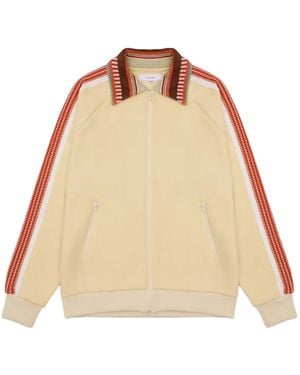 Sasquatchfabrix. Striped-Panel Jacket - Natural