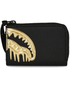 Sprayground And Dangerous Shark-Jaw Wallet - Black