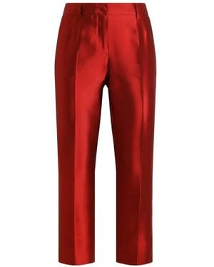 Dolce & Gabbana Mikado Hose - Rot
