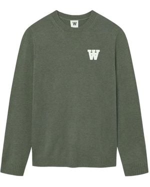 WOOD WOOD Jersey Wwtay Con Logo - Verde
