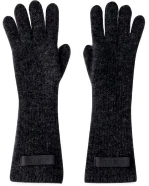 Jacquemus Gestrickte Handschuhe - Schwarz