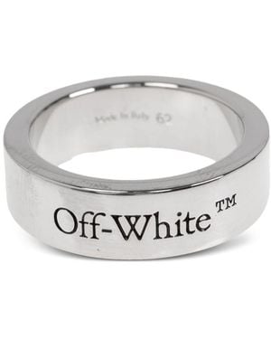 Off-White c/o Virgil Abloh Engraved Ring - White