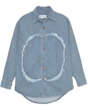 Edward Cuming Sobrecamisa Circle - Azul