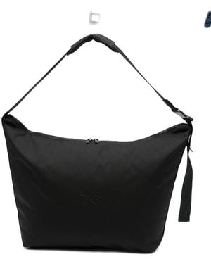 Y-3 Logo-Detail Tote Bag - Black