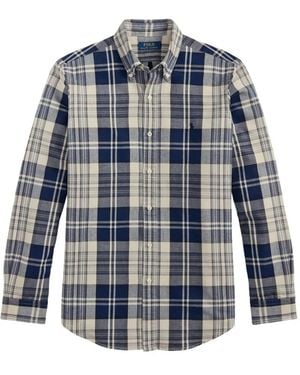 Polo Ralph Lauren Oxford Plaid Shirt - Blue