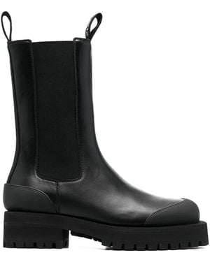 Palm Angels Chelsea Combat Boots - Black