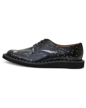 Comme des Garçons X Gibson Cross-Print Loafers Shoes - White