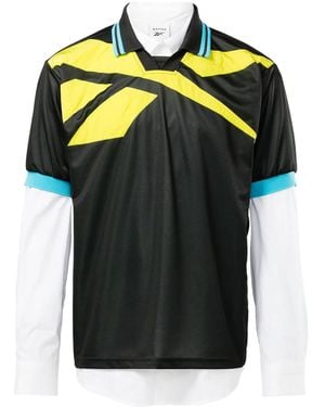 Reebok X Botter Vector Layered Polo Shirt - Black
