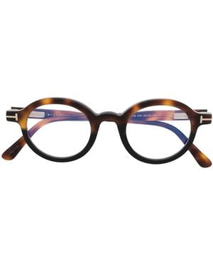 Tom Ford Occhiali Tondi - Marrone