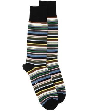 Paul Smith Calcetines Munich A Rayas - Blanco