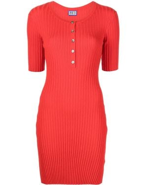 LHD Samphire Knitted Dress - Red