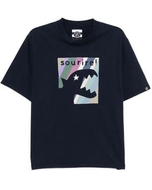 SPORT b. by agnès b. Dino-Print T-Shirt - Blue