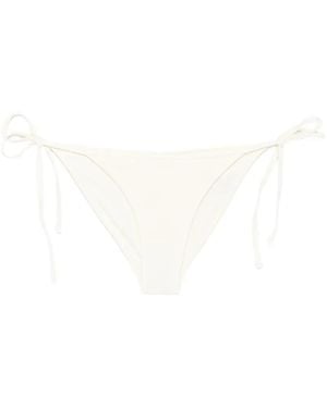 TOTEME Scoop Bikinislip Met Gestrikte Zijkant - Wit