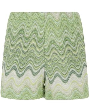 MC2 Saint Barth Knitted Shorts - Green