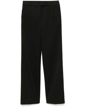 Zimmermann Classic High-Waisted Trousers With Chic Band - Black