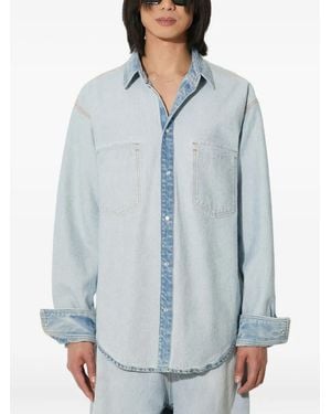 Vetements インサイドアウト デニムスカート - ブルー