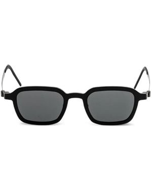 Lindberg Zonnebril Met Rechthoekig Montuur - Zwart