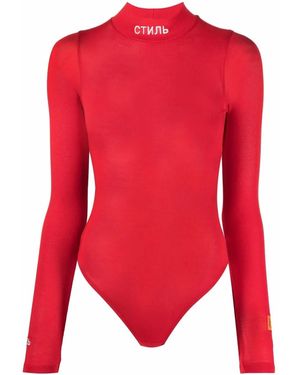 Heron Preston 'Стиль' Long-Sleeve Bodysuit - Red