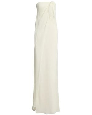 Polo Ralph Lauren Brigitta Strapless Gown - White