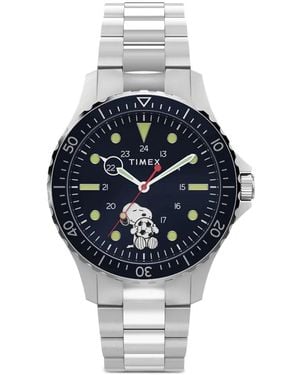 Timex Navi X Peanuts Armbanduhr 41Mm - Blau