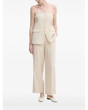 Isabelle Blanche Blusa Senza Spalline - Neutro