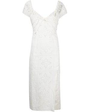 Jacquemus Broderie Anglaise Midi Sundress - White