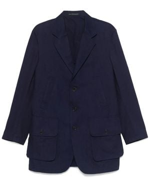 Yohji Yamamoto Blazer Monopetto - Blu