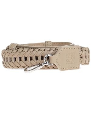 Loewe Woven Bag Strap - Blanc