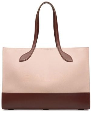 Bally Bar Tote Bag - Pink