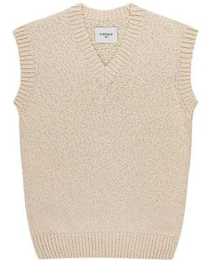 Circolo 1901 V-Neck Vest - White