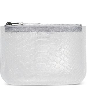 Comme des Garçons Snake Line Coin Pouch - White