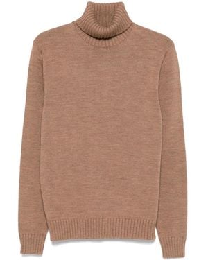 Zanone Virgin Wool Jumper - Brown