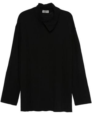 Yohji Yamamoto Long-Sleeved Jumper - Black
