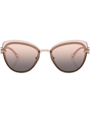 BVLGARI キャットアイ サングラス ブラウン | Lyst