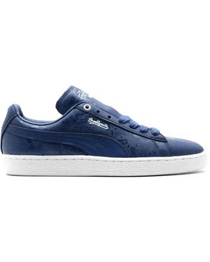 PUMA Sophia Chang Basket Classic Print Low-Tops Trainers - Blue