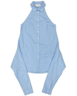 Monse Chemise Sans Manches Dos Nu - Blue