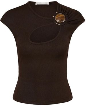 Christopher Esber Hollow T-Shirt - Schwarz