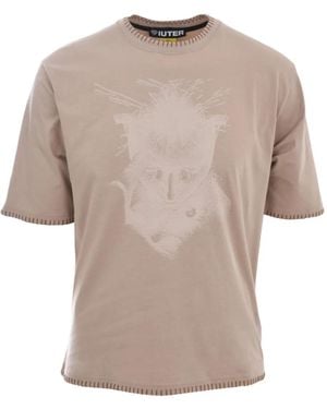 Iuter グラフィック Tシャツ - ナチュラル