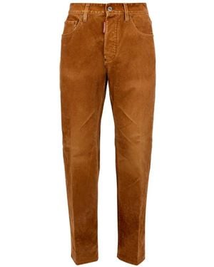 DSquared² Weathered Suede 642 Jeans - Brown