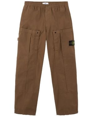 Stone Island Pantalone Loose - White