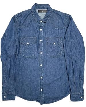 Amiri Western-Style Button-Up Shirt - Blue