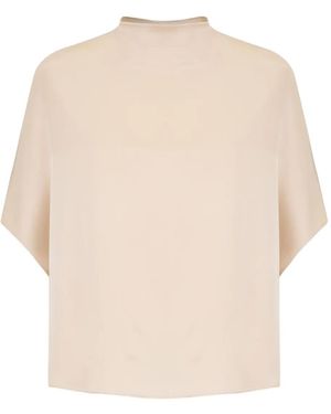 LAPOINTE Top estilo capa - Blanco