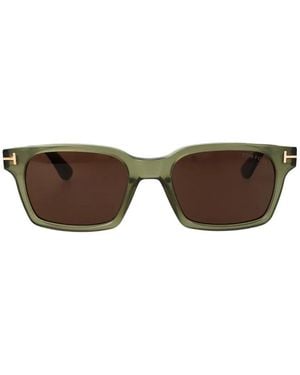 Tom Ford Hayden-02 Square-Frame Sunglasses - Green