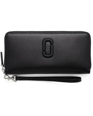 Marc Jacobs Wallet With Logo - Black