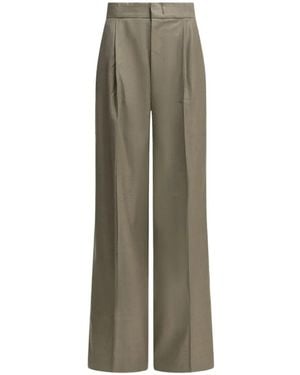 Sa Su Phi Bogart Pleated Wide-Leg Pants - Green