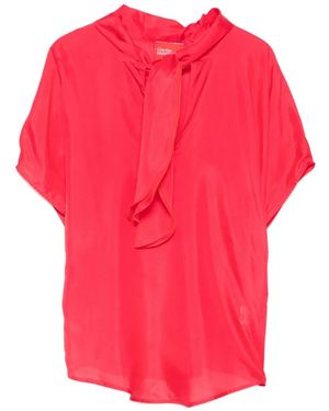 ..,merci Tie-Neck Top - Rosa