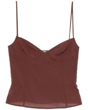 St. Agni Strapless Top - Red