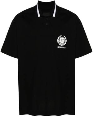 Givenchy ロゴ ポロシャツ - ブラック