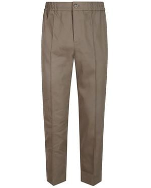 A.P.C. Pantaloni Con Vita Elasticizzata - Grigio